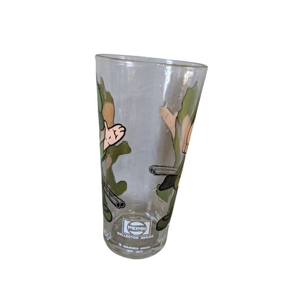 LOONEY TUNES 1973 GLASS PEPSI COLLECTOR SERIES WARNER BROS Elmer Fudd - Picture 5 of 9
